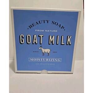 SHOWER MATE BEAUTY SOAP FROM NATURE GOAT MILK MOISTURIZING BOX WITH 12 BARS 38OZ